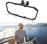 Marine Rearview Mirrors, 3.5"x10" Wide and Clear Rear View Boat Mirror for Ski Boats Pontoon Boats Water Skiing Sport Wakeboarding Surfing