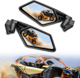 Side Mirrors Compatible with Can Am Maverick X3 Turbo/DS MR RS Turbo R / X3 Max/ 1000 2017-2023